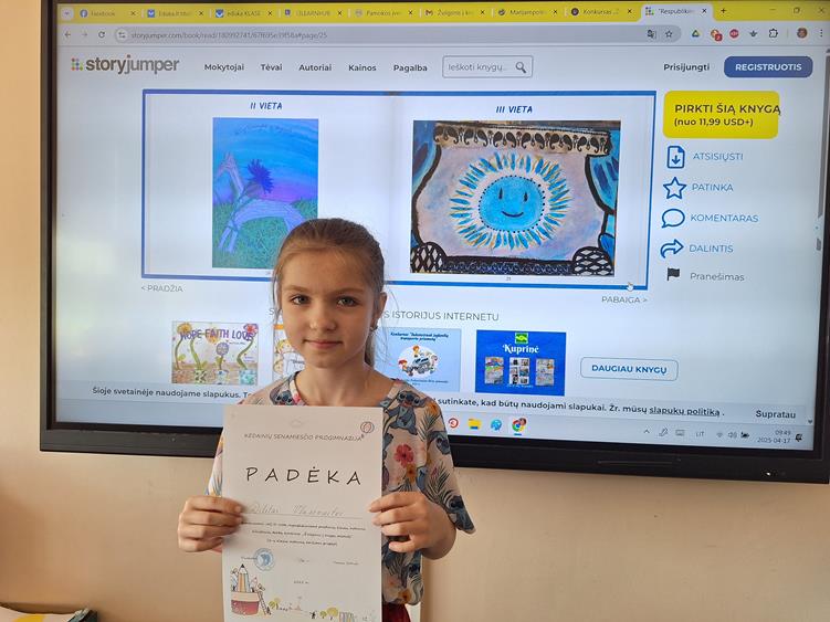 Mergaitė su diplomu