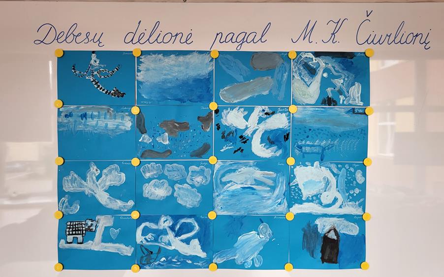Debesų kelionės pagal Čiurlionį